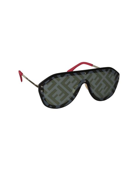 fendi ff m0039 g s 807 xr|Fendi Fabulous FF M0039/G/S Black/Green 99/1/145 Men .